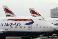 Letadlo společnosti British Airways. 