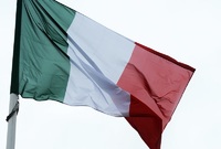Vlajka Itálie.