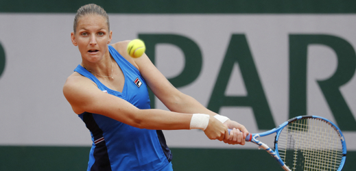 Karolína Plíšková na Roland Garros.