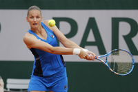 Karolína Plíšková na Roland Garros.