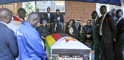 Mugabeho pohřeb.