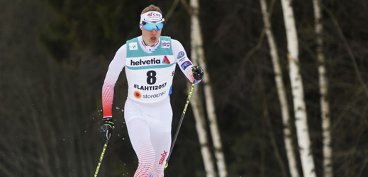 Běžec na lyžích Petr Knop.