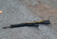 Zbraň použitá při útoku v Thajsku.