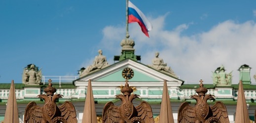 Vládní budova v Petrohradu. 