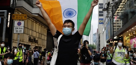 Nepokoje v Hongkongu.