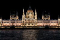 Maďarský parlament v Budapešti.