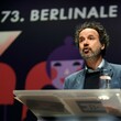 Carlo Chatrian, umělecký ředitel Mezinárodního filmového festivalu v Berlíně, informuje média během tiskové konference v Berlíně, Německo, pondělí 23. ledna 2023.
