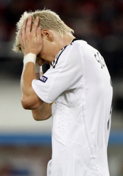 Smutný Bastian Scweinsteiger.