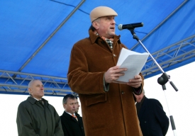 Proslov premiéra Mirka Topolánka při otevření nového úseku dálnice D