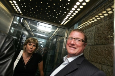 Liberecký primátor Jiří Kittner s Kateřinou Neumannovou.