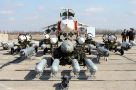 MiG-29 s plnou výzbrojí.