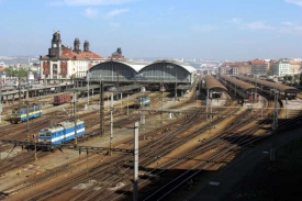 Praha hlavní nádraží.