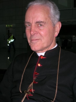 Biskup Richard Williamson popírá zplynování milionu Židů.