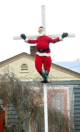 Takto dopadl Santa Claus v americkém Bremertonu.