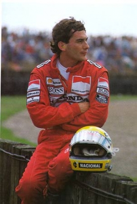Legenda formule 1 Ayrton Senna.