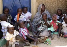 Někteří z čadských sirotků