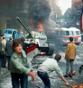 21.srpen 1968 v pražských ulicích.