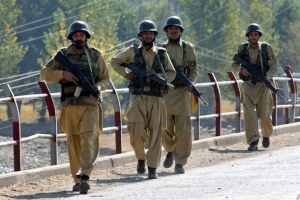 Pákistánští vojáci v údolí Svát.