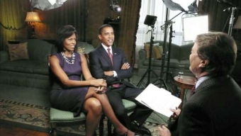 V rodině žádné změny. Obama s manželkou v televizi CBS.