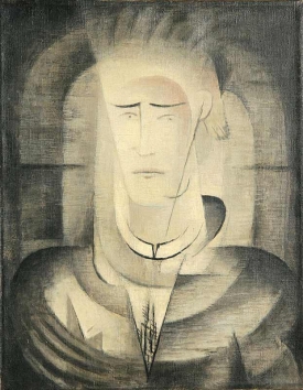 Obraz Jana Zrzavého Podobizna malíře Adolfa Gärtnera.