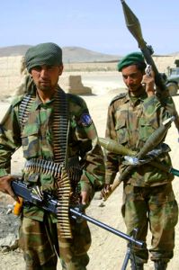 Afghánští vojáci.