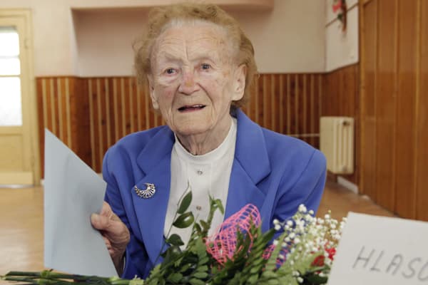 Julie Vašíčková při letošních parlamentních volbách.