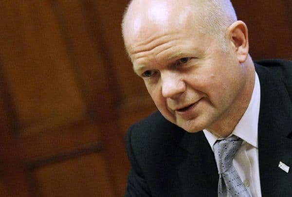 Šéf britské demokracie William Hague.