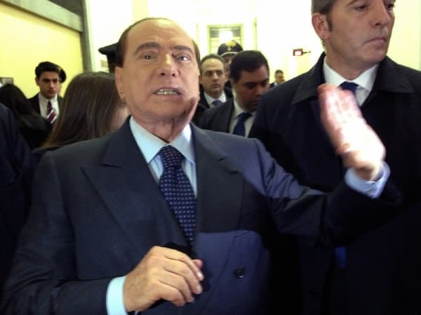 Silvio Berlusconi u soudu.