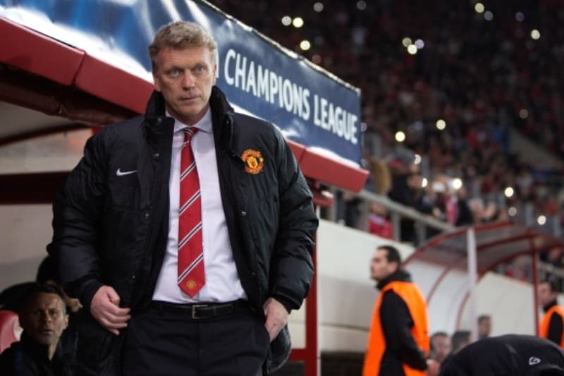 Trenér Manchesteru United David Moyes.