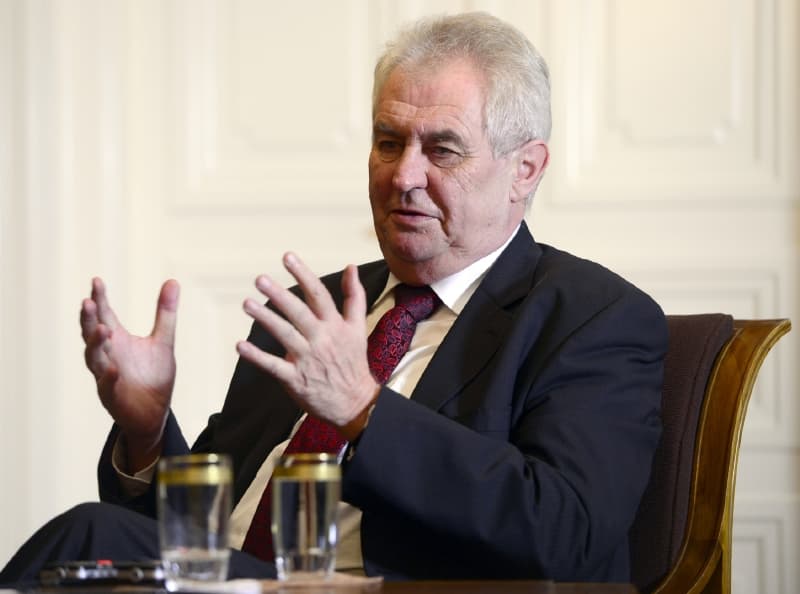 Prezident Miloš Zeman.