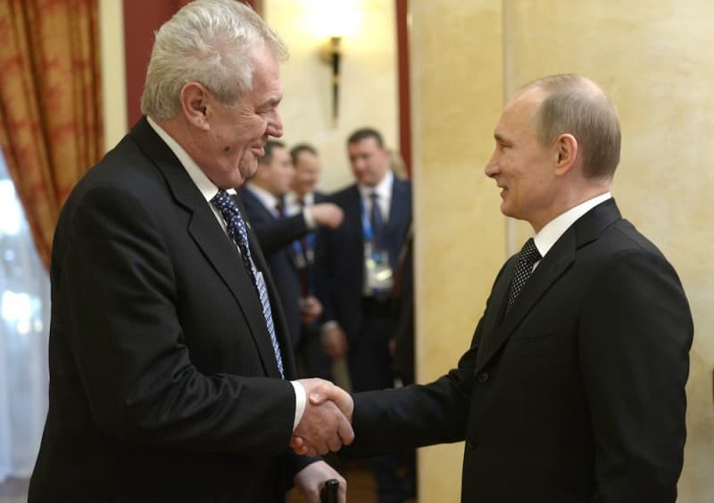 Miloš Zeman a Vladimir Putin.