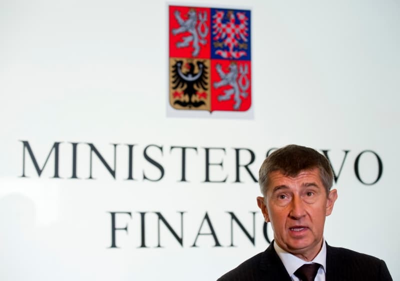 Ministr financí Andrej Babiš (ANO).