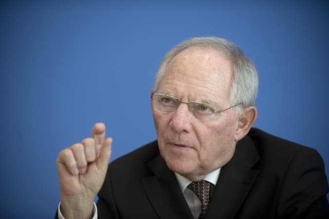 Německý ministr financí Wolfgang Schäuble.