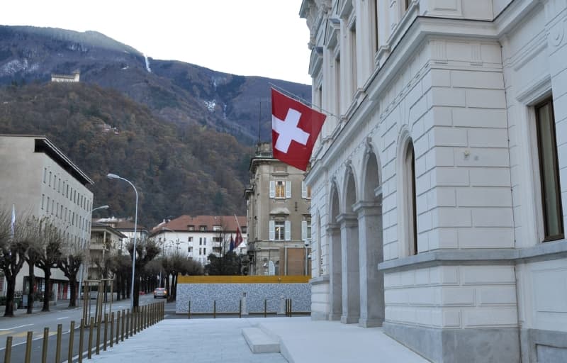 Nová budova švýcarského Federálního trestního soudu v Bellinzoně, kde bude 29. listopadu vynesen druhý rozsudek v kauze Mostecké uhelné společnosti.