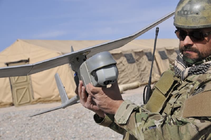 Jeden z dronů kalifornské firmy AeroVironment.