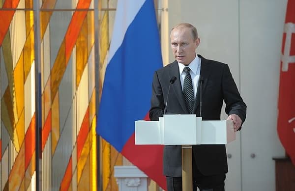 Putin na návštěvě v Bělorusku (4. července 2014).