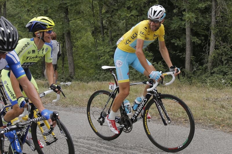 Lídr pořadí Vincenzo Nibali z Itálie