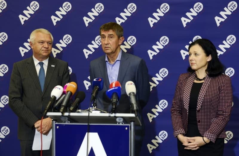 Andrej Babiš a Věra Jourová.