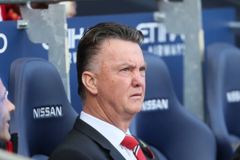 Trenér Manchesteru United Louis van Gaal.