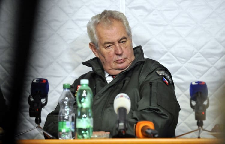 Prezident Miloš Zeman.