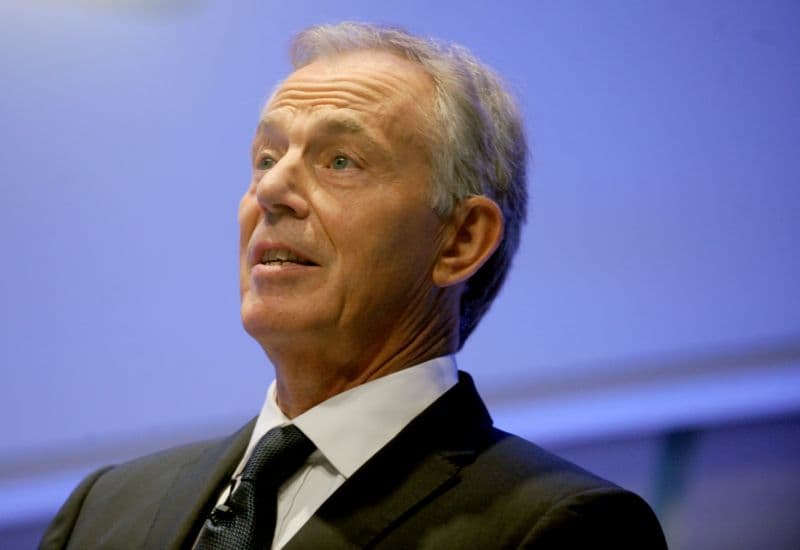 Bývalý britský premiér Tony Blair.