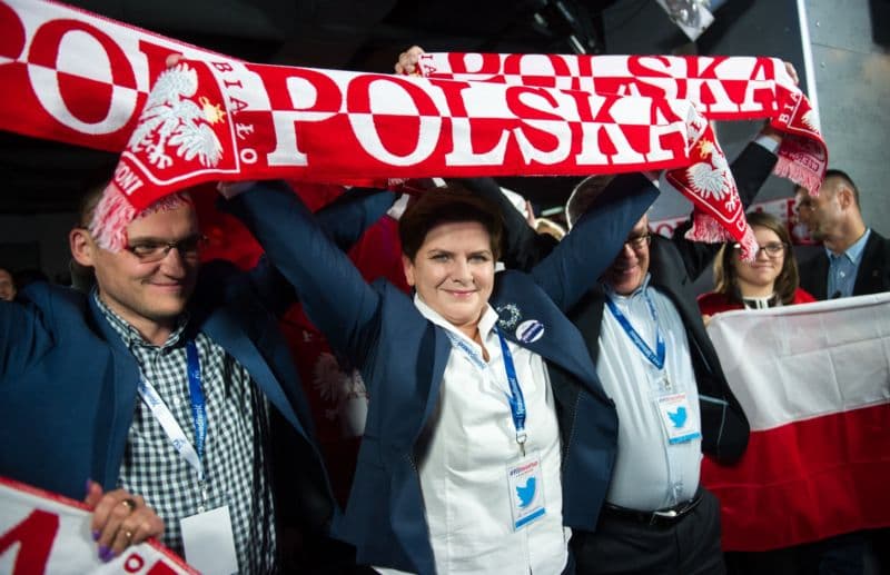 Beata Szydlová, kandidátka na polskou premiérku.