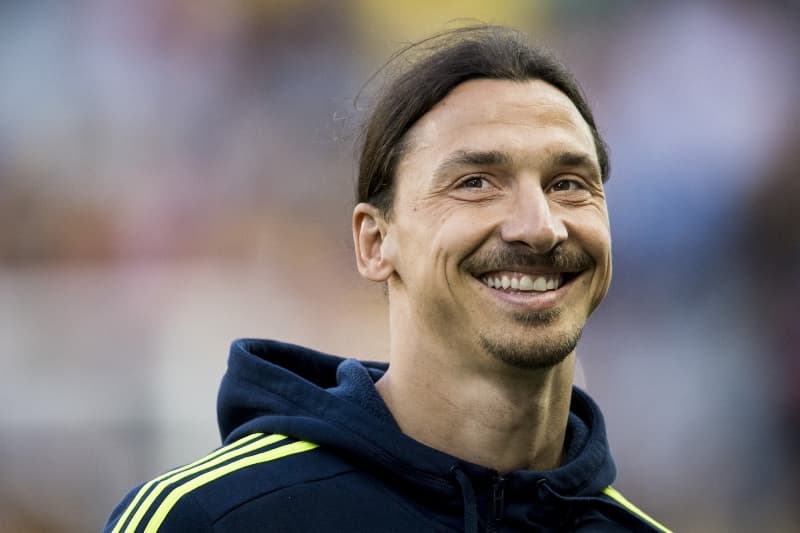 Švédský útočník Zlatan Ibrahimovič.