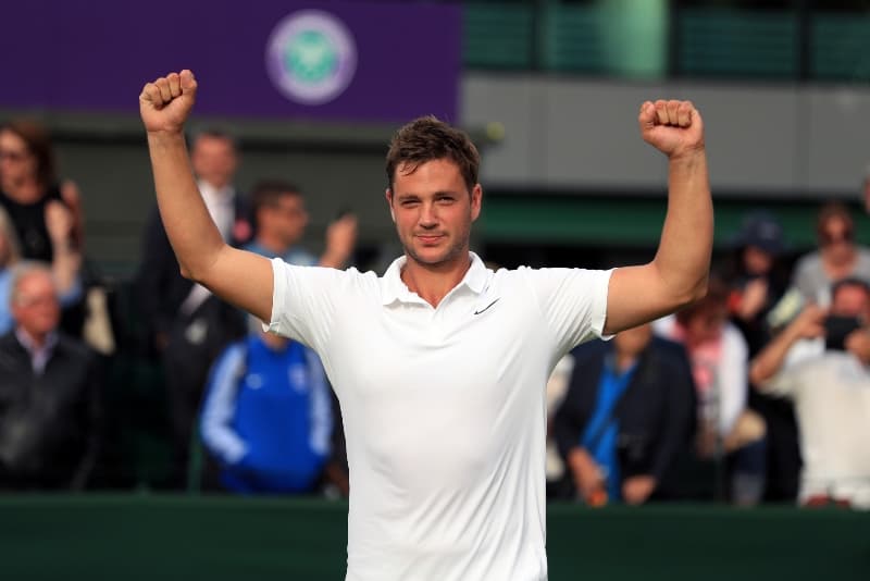 Marcus Willis, wimbledonský nováček, který baví tenisový svět. 