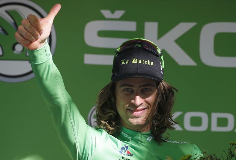 Cyklista Peter Sagan. 