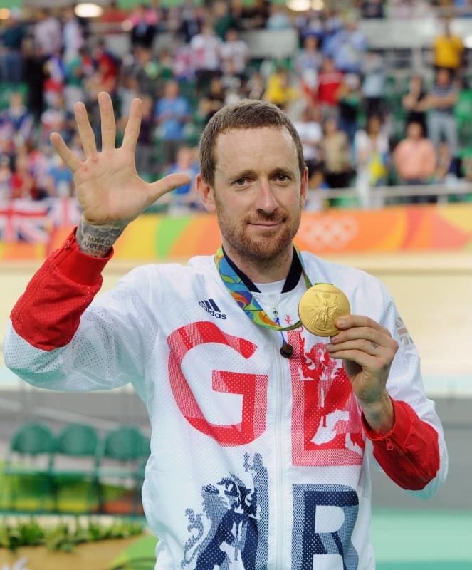 Britský cyklista Bradley Wiggins.