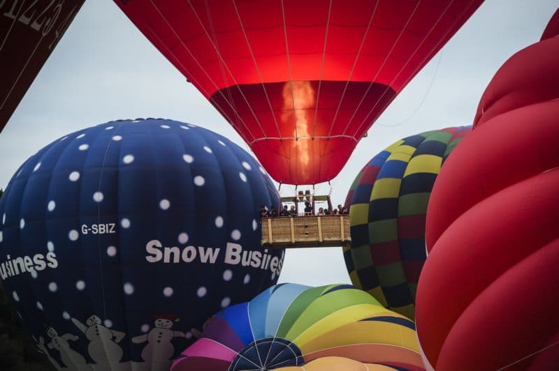 Letos se v Bristolu konal již 38. ročník balonového festivalu.