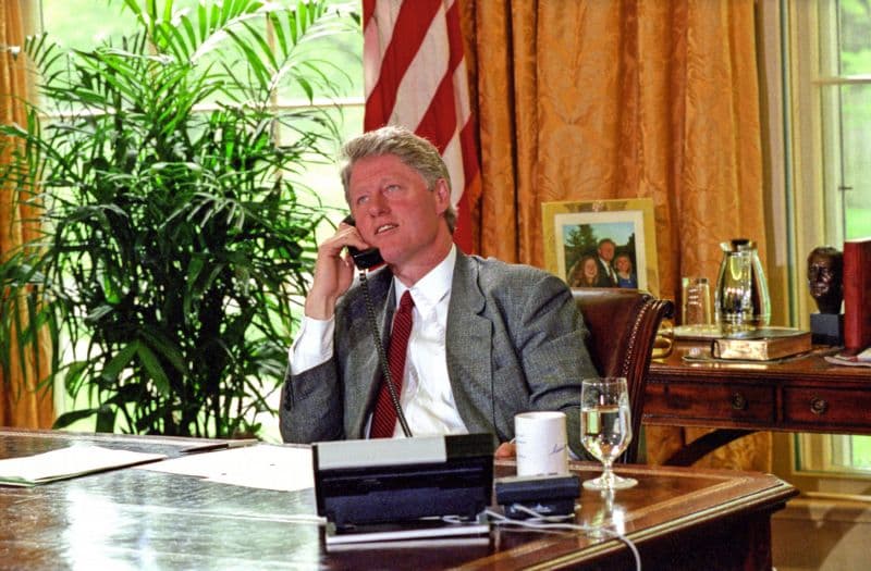 Bývalý americký prezident Bill Clinton.