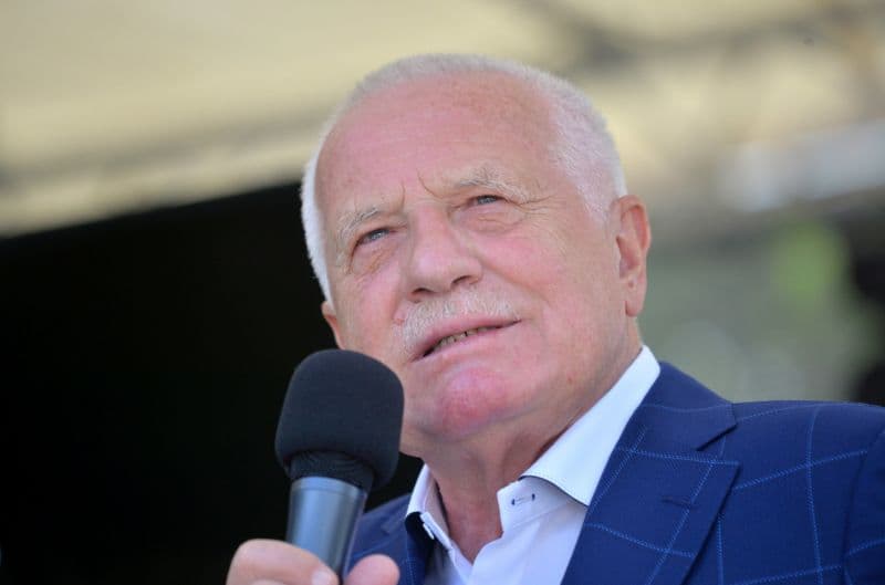 Exprezident Václav Klaus. 