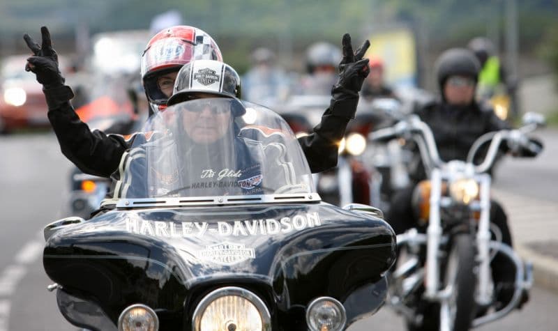 Spanilá jízda je součástí třídenní akce Prague Harley Days.